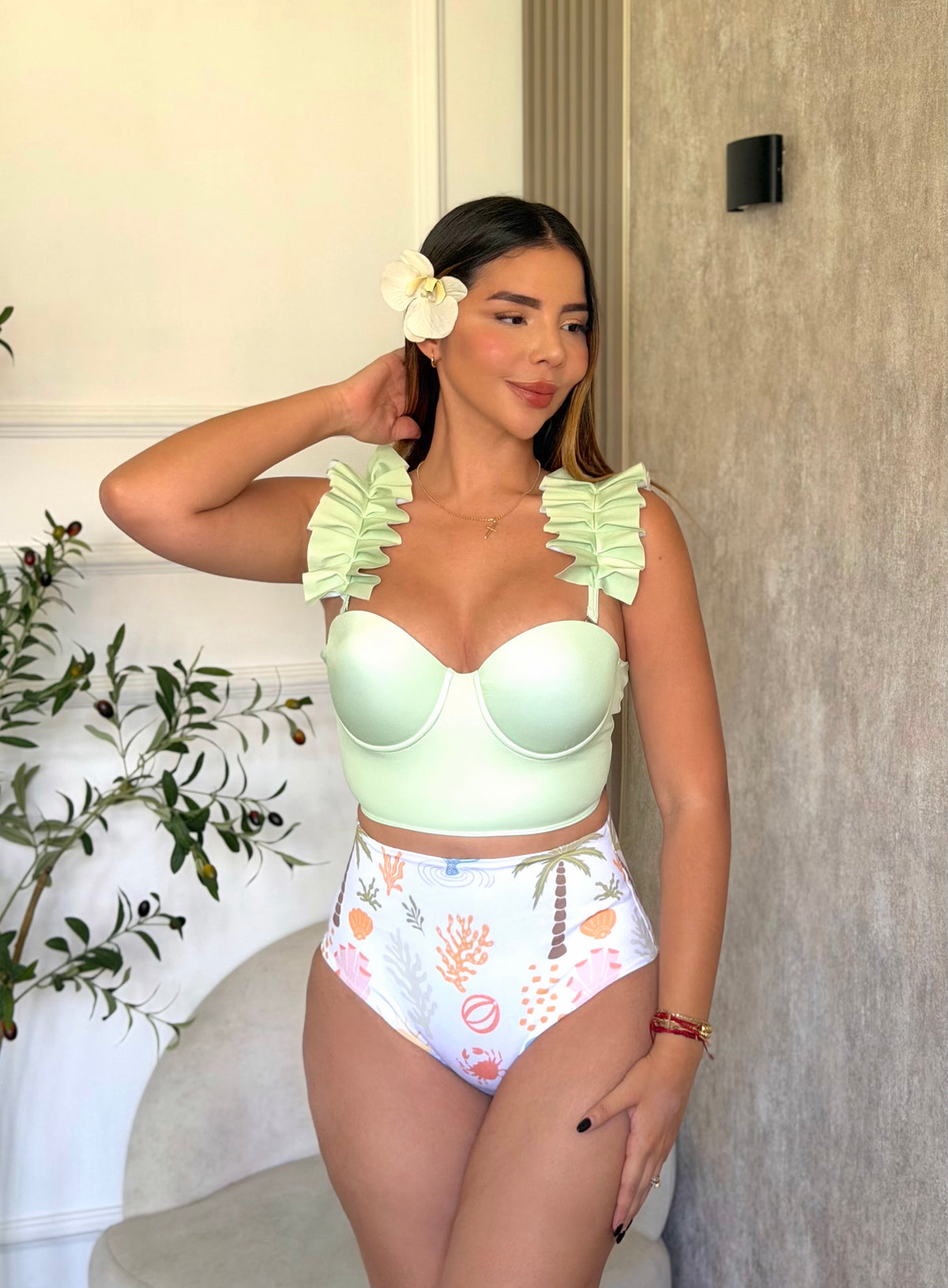 Traje de baño dos piezas referencia Tropi