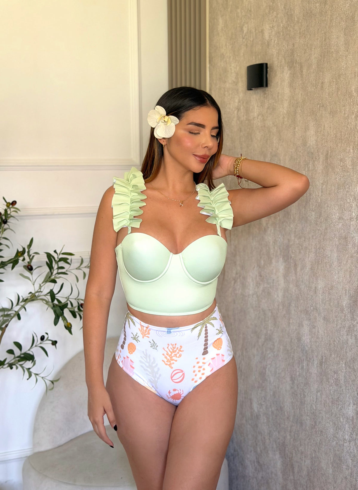 Traje de baño dos piezas referencia Tropi