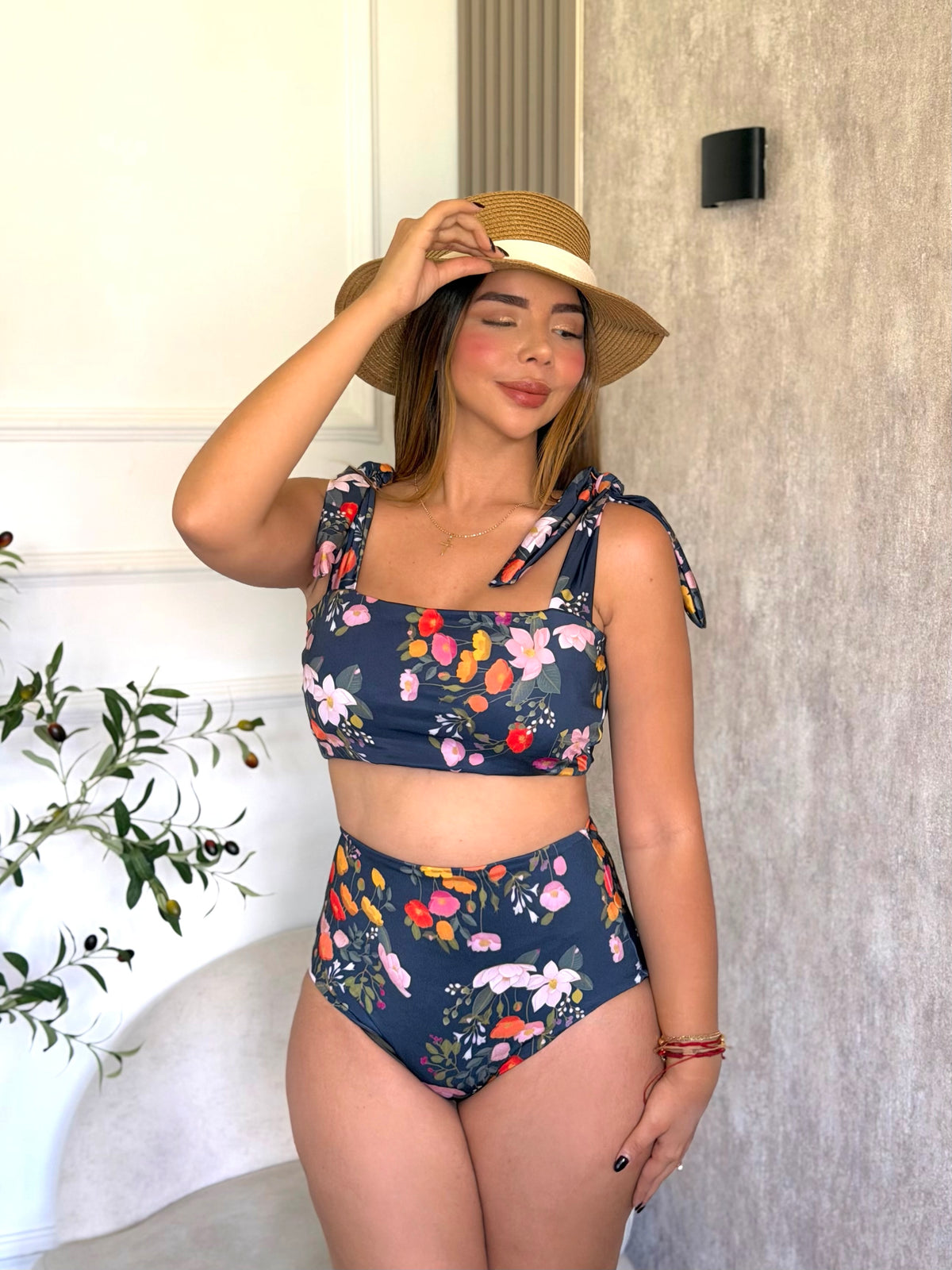 Traje de baño dos piezas referencia Floral
