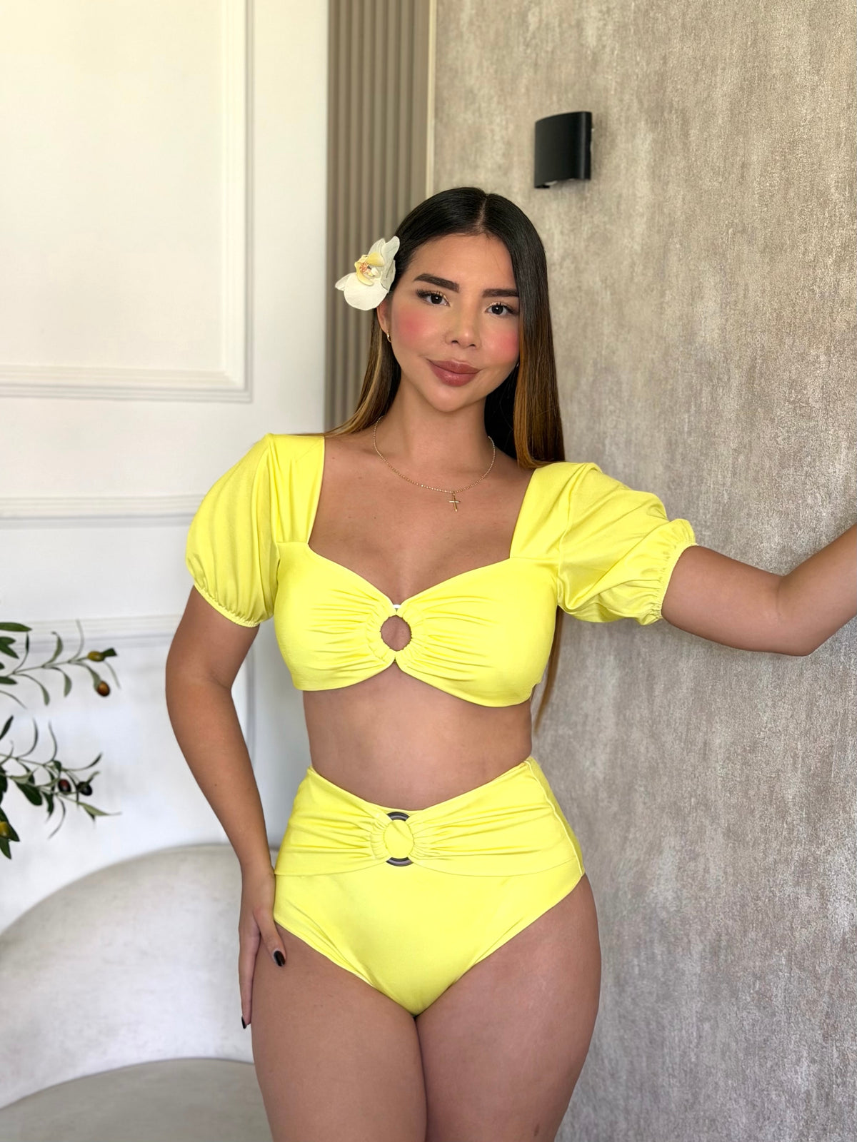 Traje de baño dos piezas referencia luz