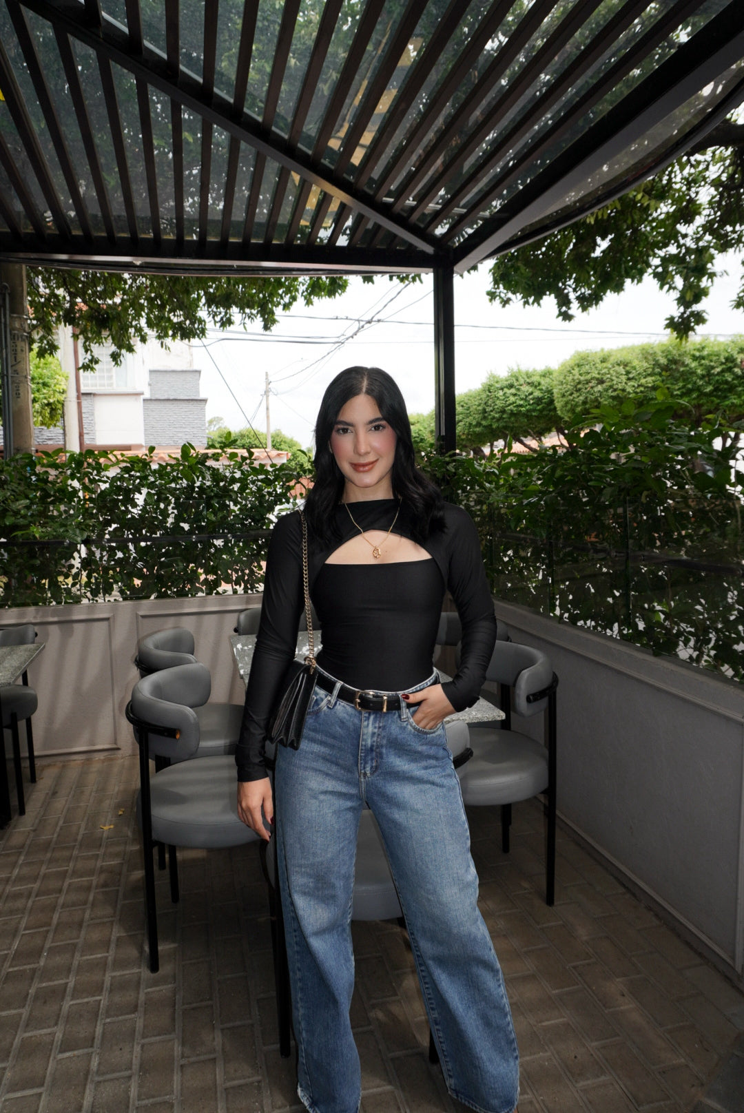 Body Sienna Manga Larga Escote